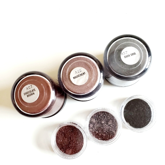 MAC Pigments Samples Set Chocolate Mauvement Dark - Picture 3 of 3